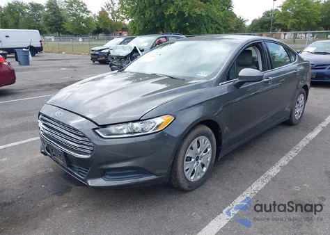 2014 Ford Fusion S из США, поврежденный, VIN 1FA6P0G77E5361881